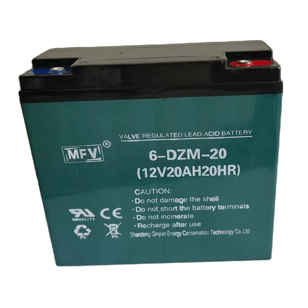 12V 20AH VRLA Lead-Acid Battery Free Maintenance for Electric Wheelchairs UPS and Consumer Electronics for Electric Vehicles
